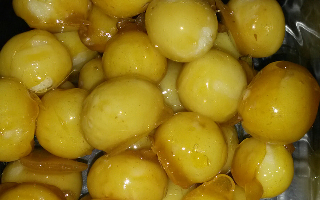 Balas de coco caramelizadas