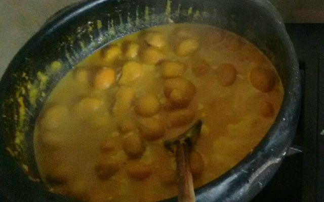 Pequi refogado com bacon