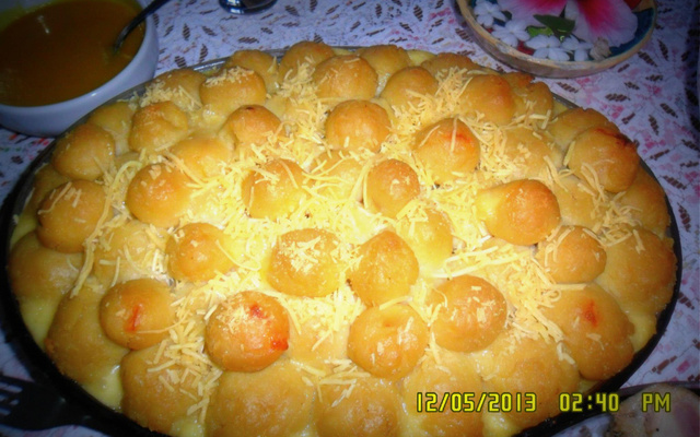 Bolinhas de queijo com batata da Tia Marly