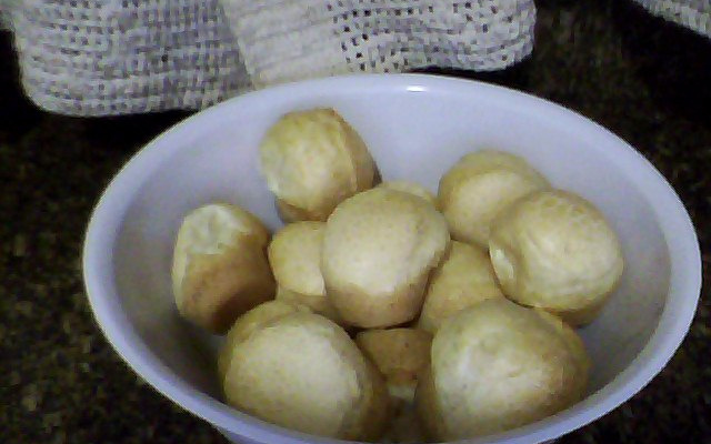 Pão de queijo sem queijo