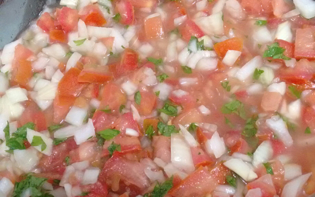 Vinagrete para churrasco