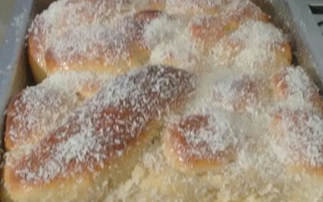 Pão doce de leite condensado de liquidificador