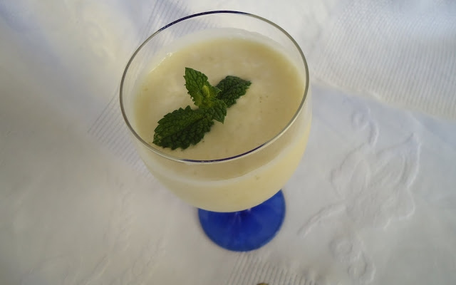 Batido de melão e mel