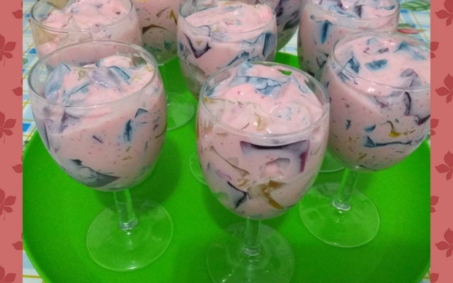 Gelatina Mosaico Cremosa