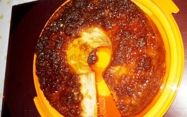 Pudim de pão rústico