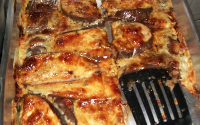 Berinjela de forno fácil da Cris