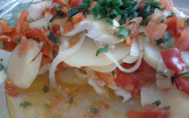 Tilápia de micro-ondas