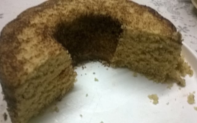 Bolo de banana de microondas