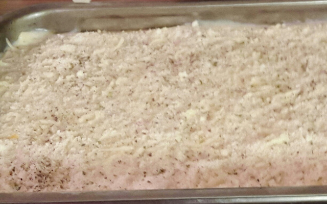 Lasanha caseira de frango