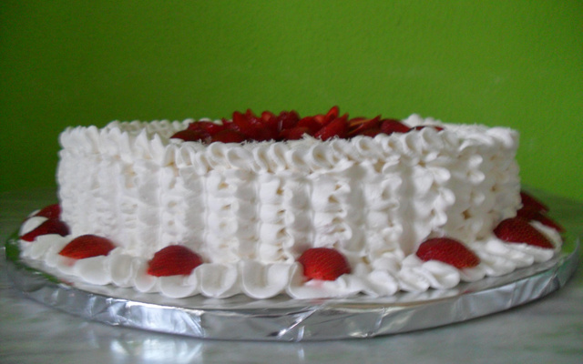 Bolo mousse de maracujá