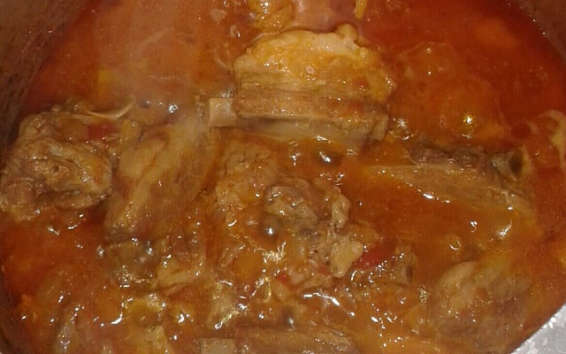 Costelinha na panela de pressão