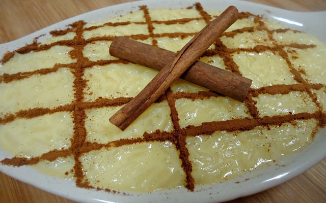 Arroz doce português tradicional