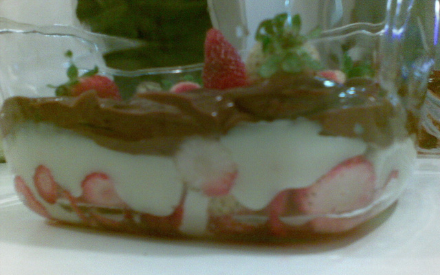 Bombom aberto especial de morango