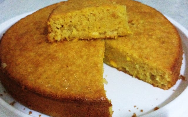 Bolo de milho cremoso