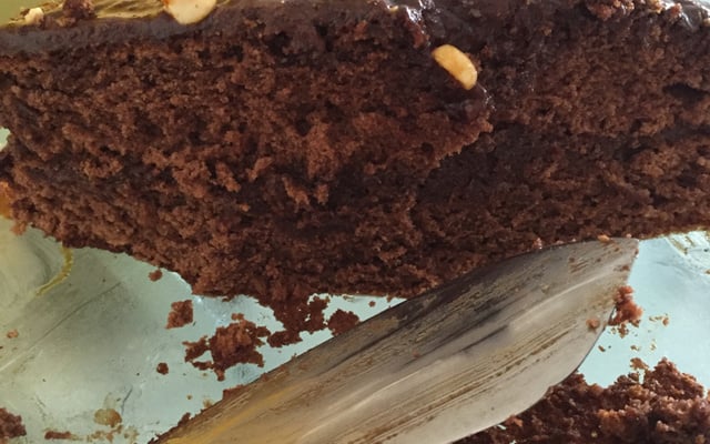 Bolo chocolate crocante