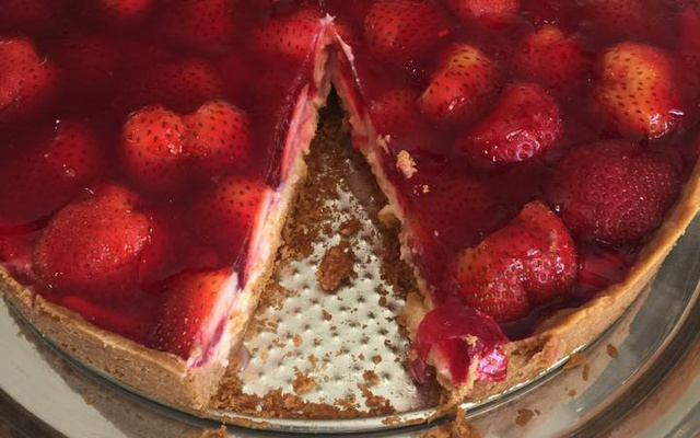 Torta de morango do Lelo