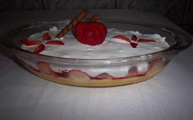 Torta sensação de morango