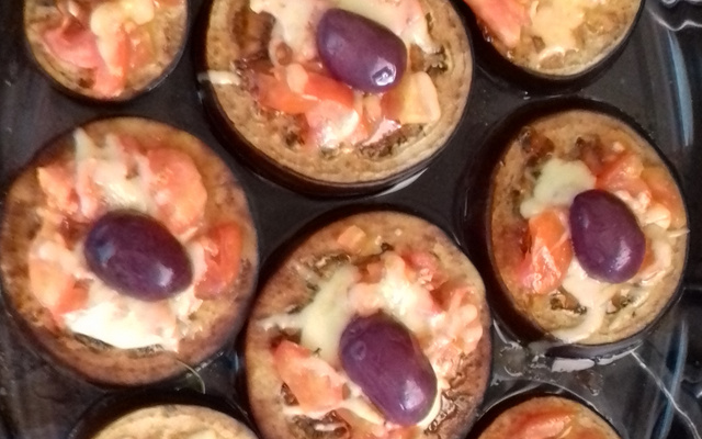 Berinjela com queijo