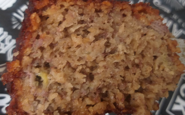 Bolo de Banana com Aveia em Flocos