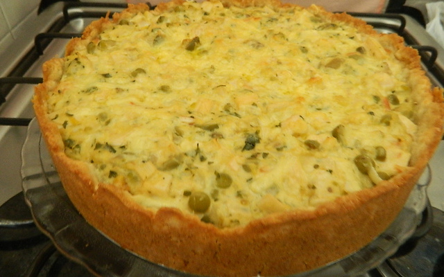 Torta de palmito da juçara