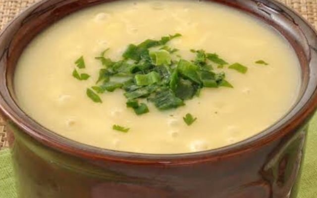 Caldo batata c/ couve