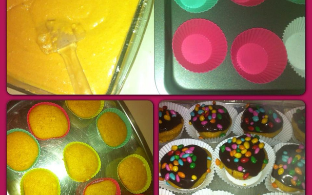 Cupcake de Cenoura com trufa