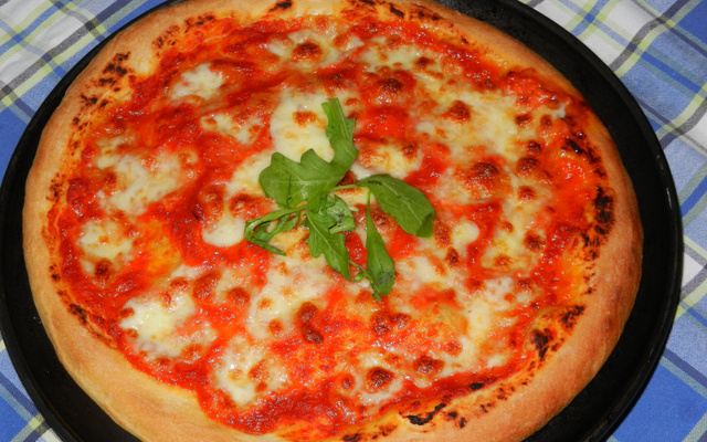 Massa de pizza italiana deliciosa