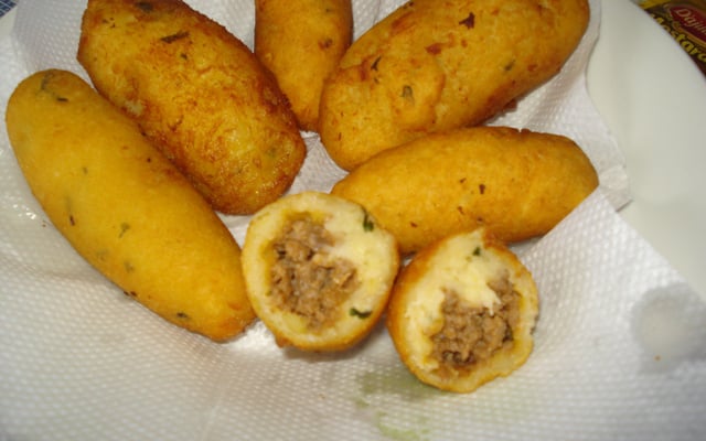 Bolinho de aipim da Aguida