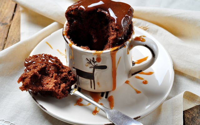 Bolo de caneca micro-ondas