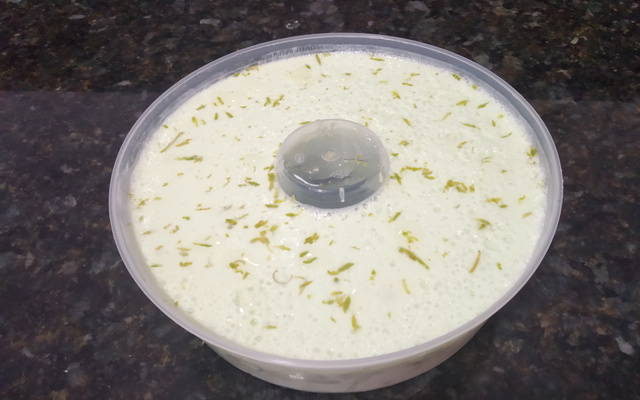 Gelatina de limão deliciosa