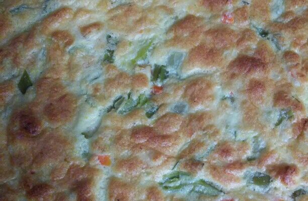 Souflé de legumes delicioso