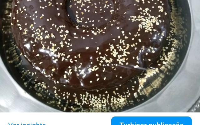 Bolo de Rosquinha de Chocolate