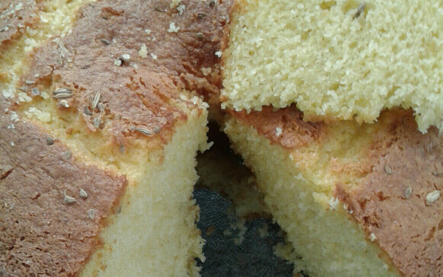 Bolo de fubá fofinho