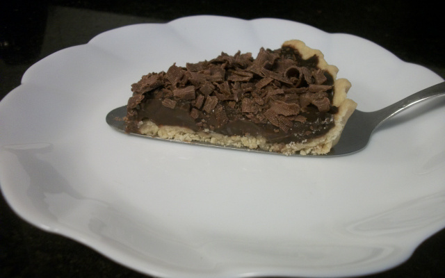 Torta cremosa de chocolate