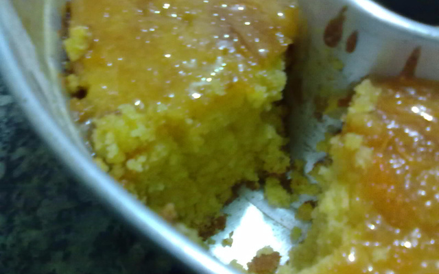 Bolo de laranja e cenoura