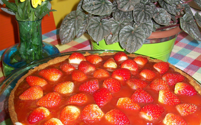 Cheesecake de morango da Vitória Julianna