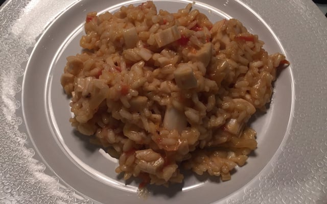 Risoto de palmito