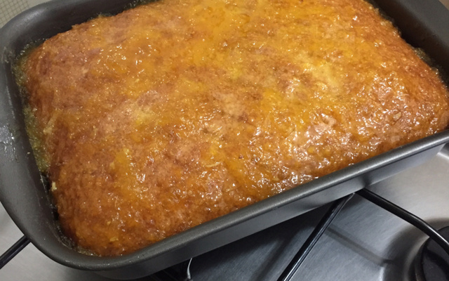 Bolo de laranja de liquidificador