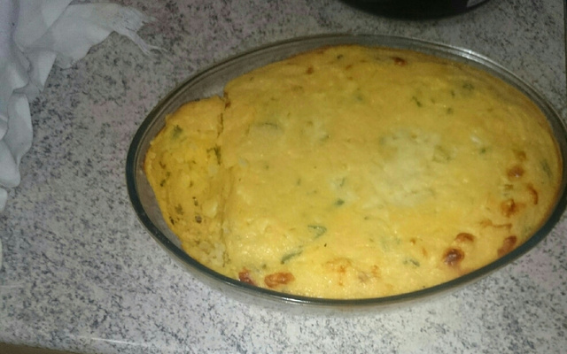 Sopa paraguaia de milharina