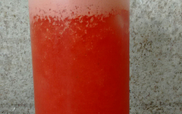 Suco de melancia refrescante