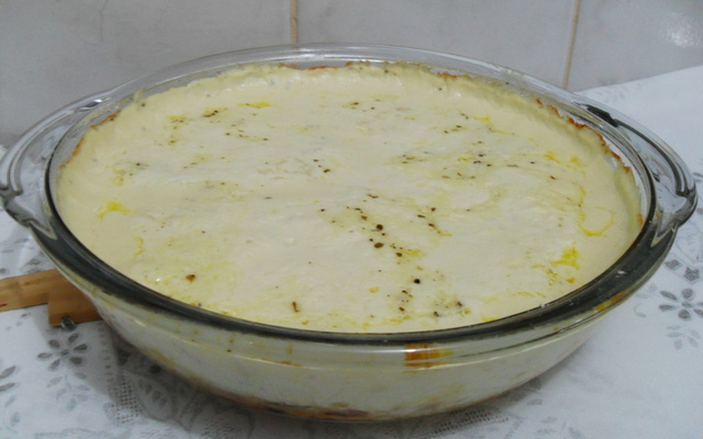 Filé de frango gratinado