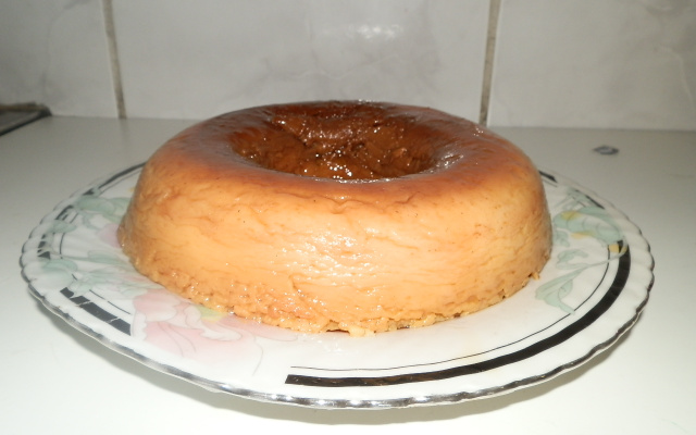 Pudim de micro-ondas