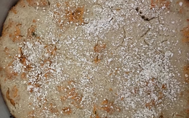 Torta salgada de farinha aveia