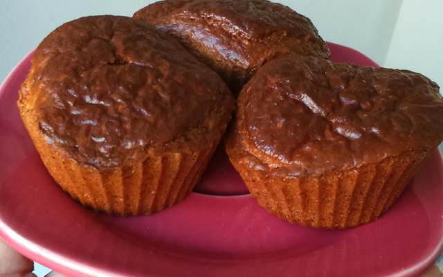 Muffins light de frutas vermelhas