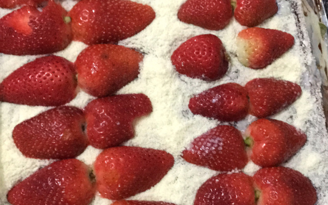 Bombom aberto especial de morango