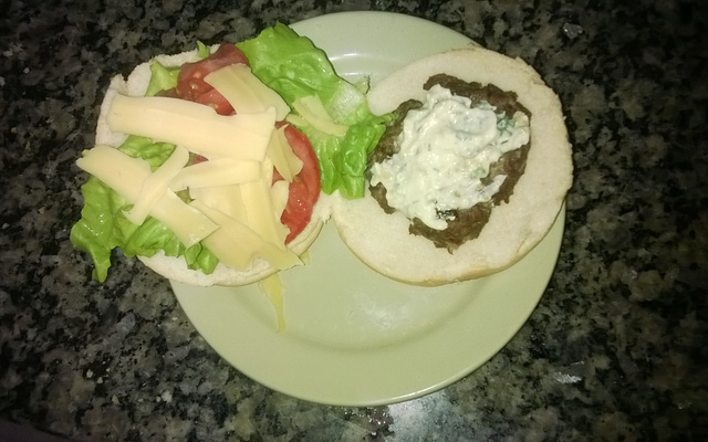 Hambúrguer caseiro (light)