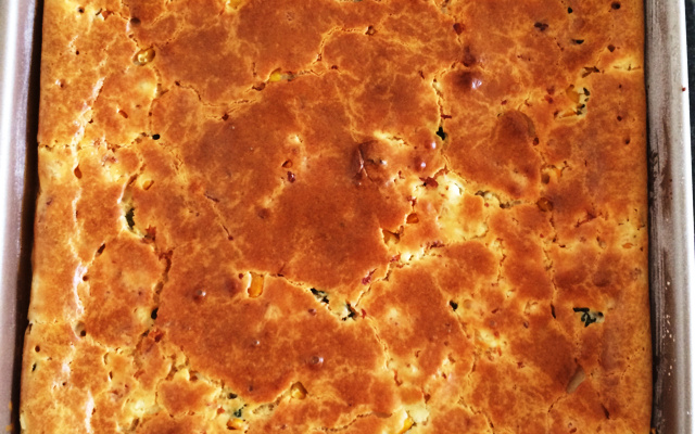 Torta salgada de ricota com espinafre