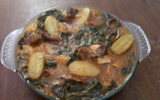 Vaca atolada diferente