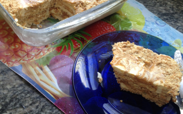 Pavê de doce de leite