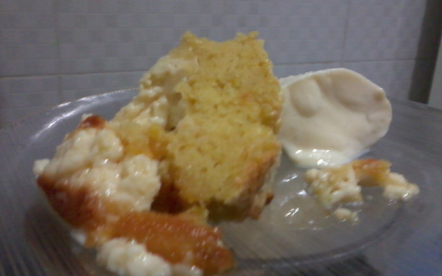 Bolo pudim de laranja